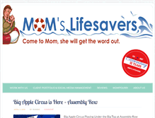 Tablet Screenshot of momslifesavers.com